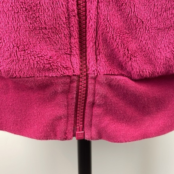 The North Face Women’s Reversible Jacket SZ M Pink Full Zip Hooded Warm - Picture 11 of 16